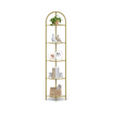 5-Tier Corner Shelf Stand with Tempered Glass - Karrari