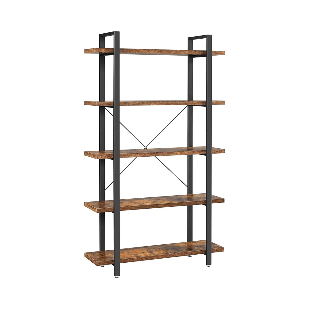 5-Tier Industrial Bookshelf - Karrari