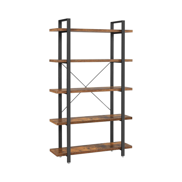 5-Tier Industrial Bookshelf - Karrari