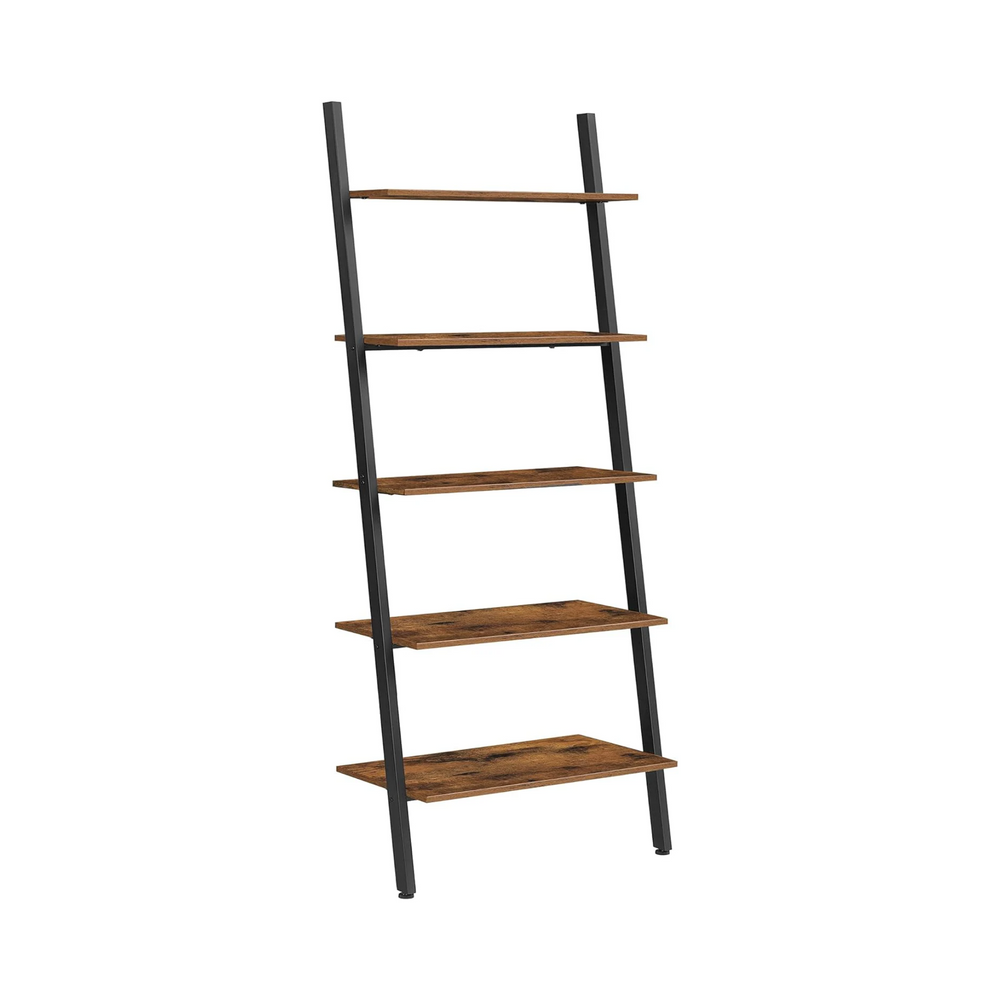 5-Tier Industrial Ladder Bookcase - Karrari