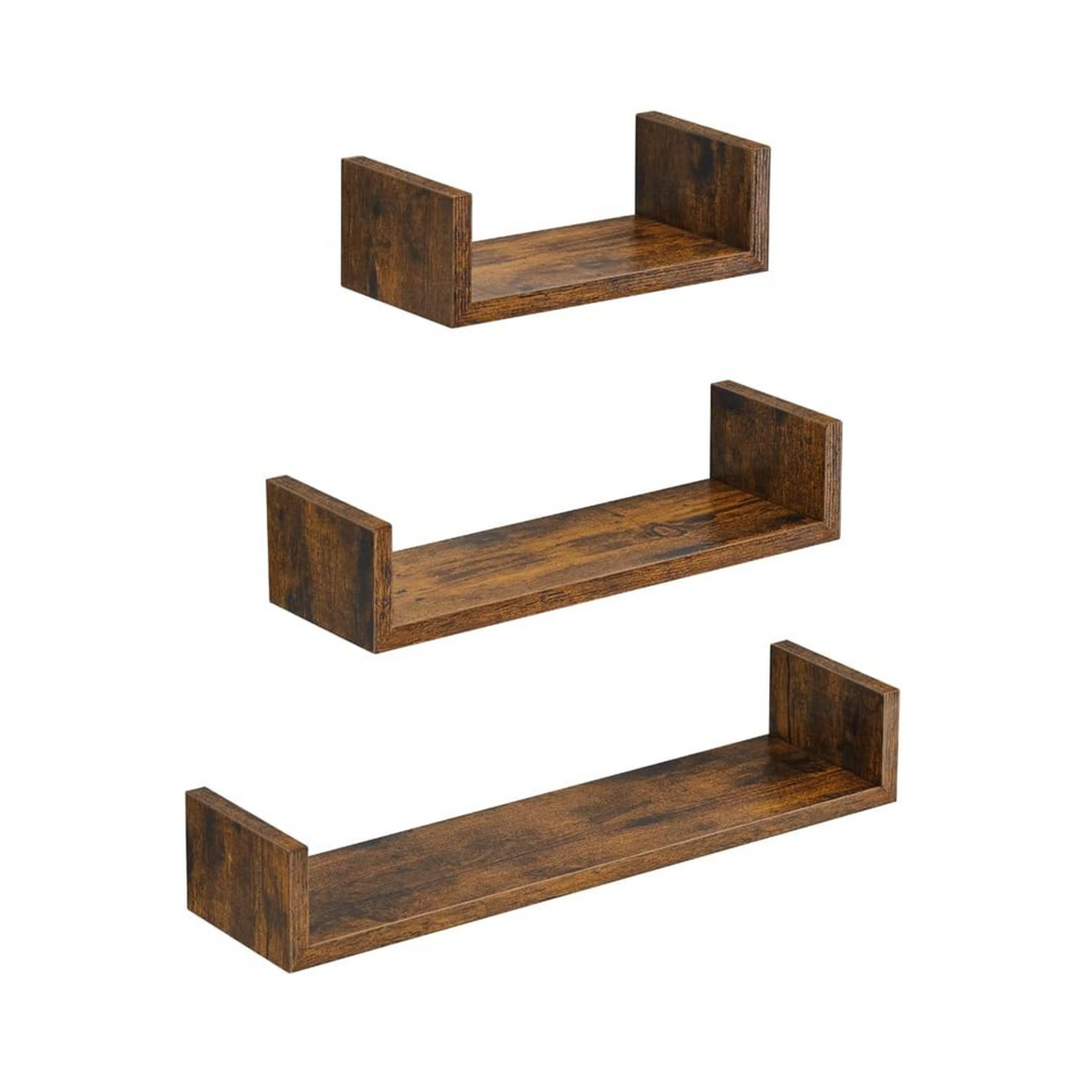 Set of 3 Floating Wall Shelves - Karrari