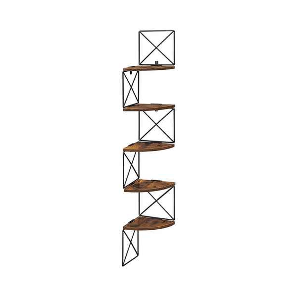 5-Tier Corner Wall Shelf - Karrari