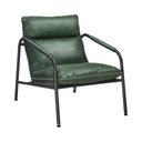 Mid-Century Chair with Armrests - Forest Green - Karrari
