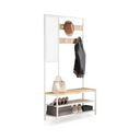 Coat Rack with Mirror & Bench - Karrari