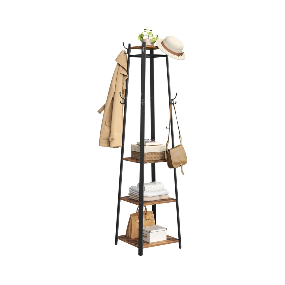 Coat Stand with Shelves & Hooks - Karrari