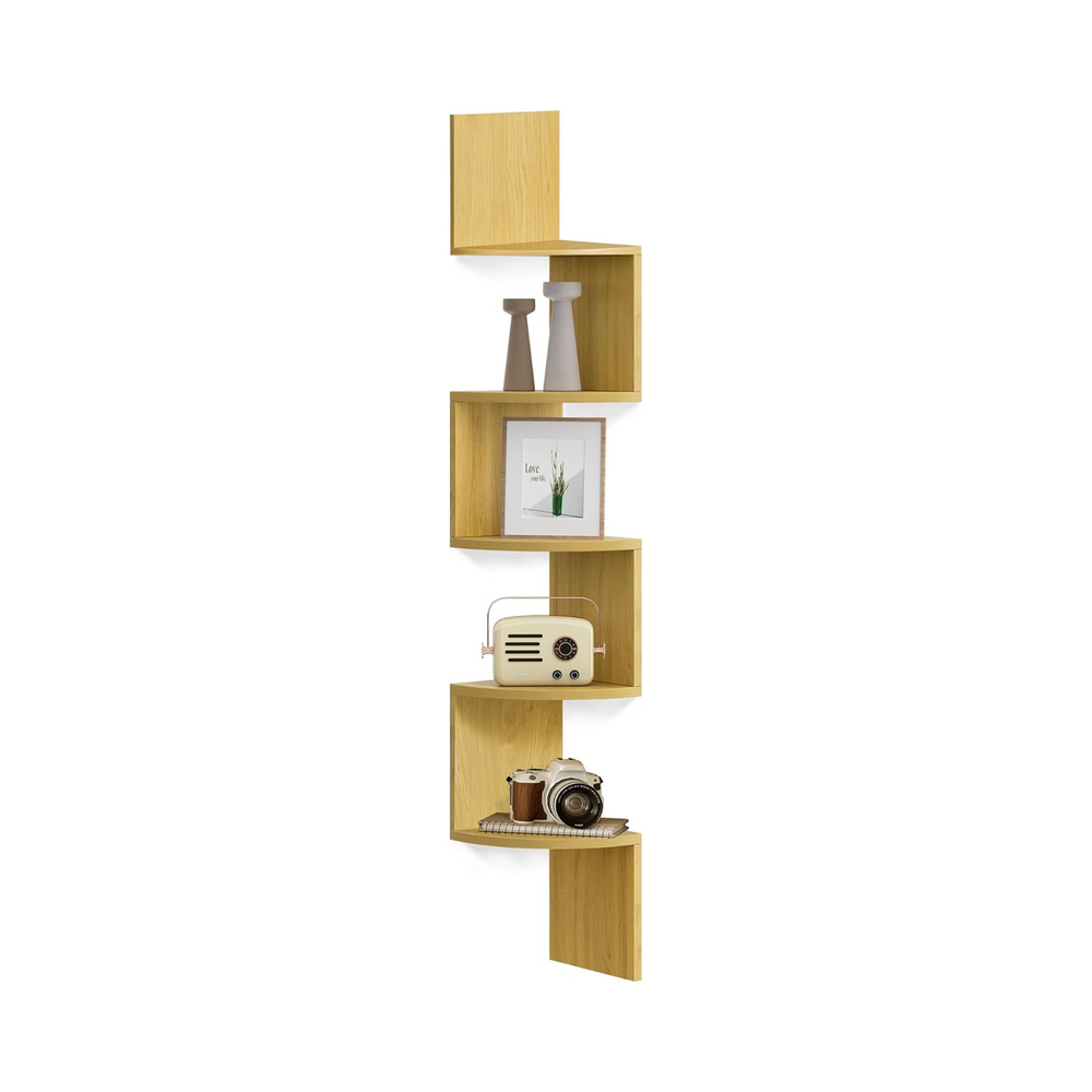 5-Tier Corner Floating Shelf - Karrari