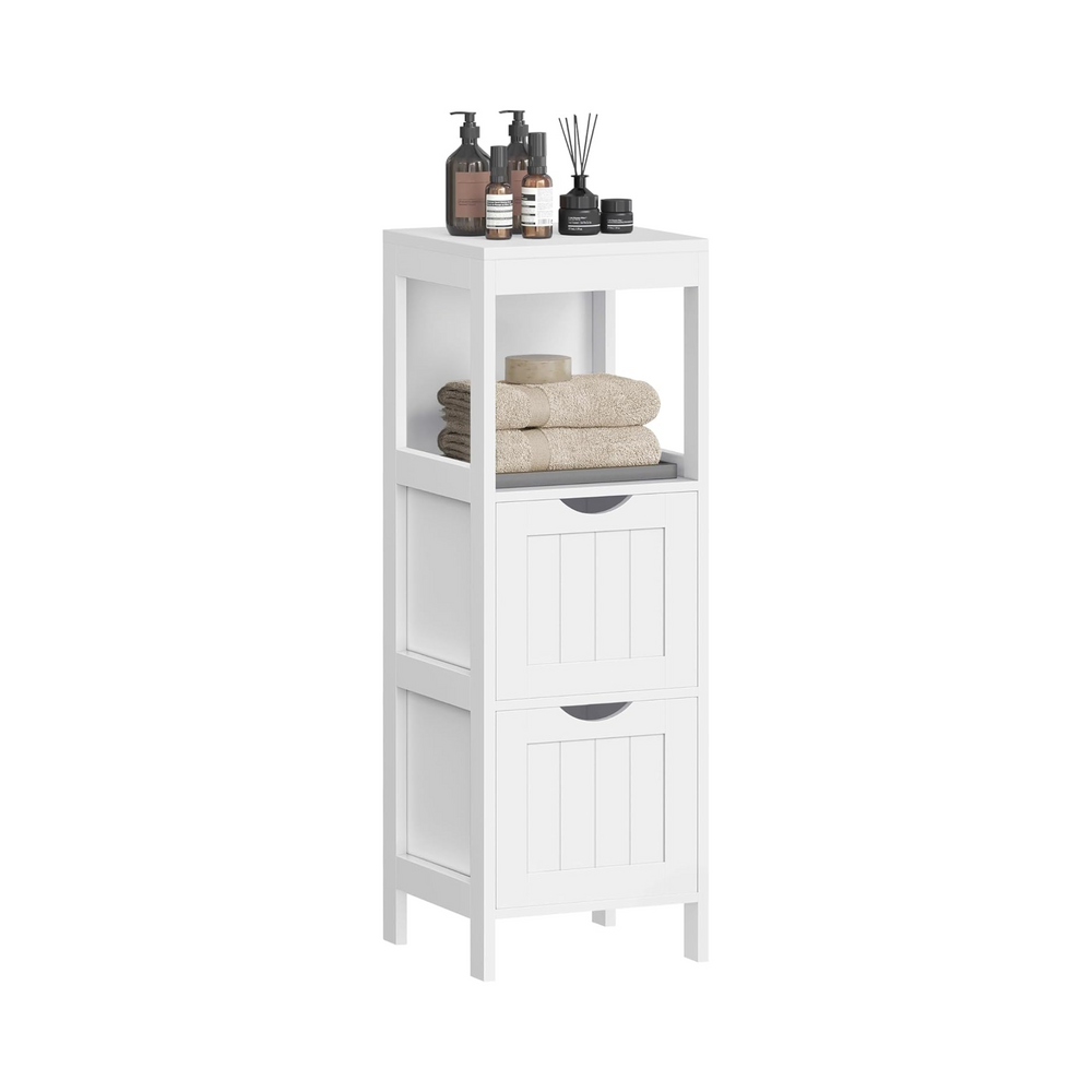 Bathroom Floor Cabinet with 2 Drawers - Karrari