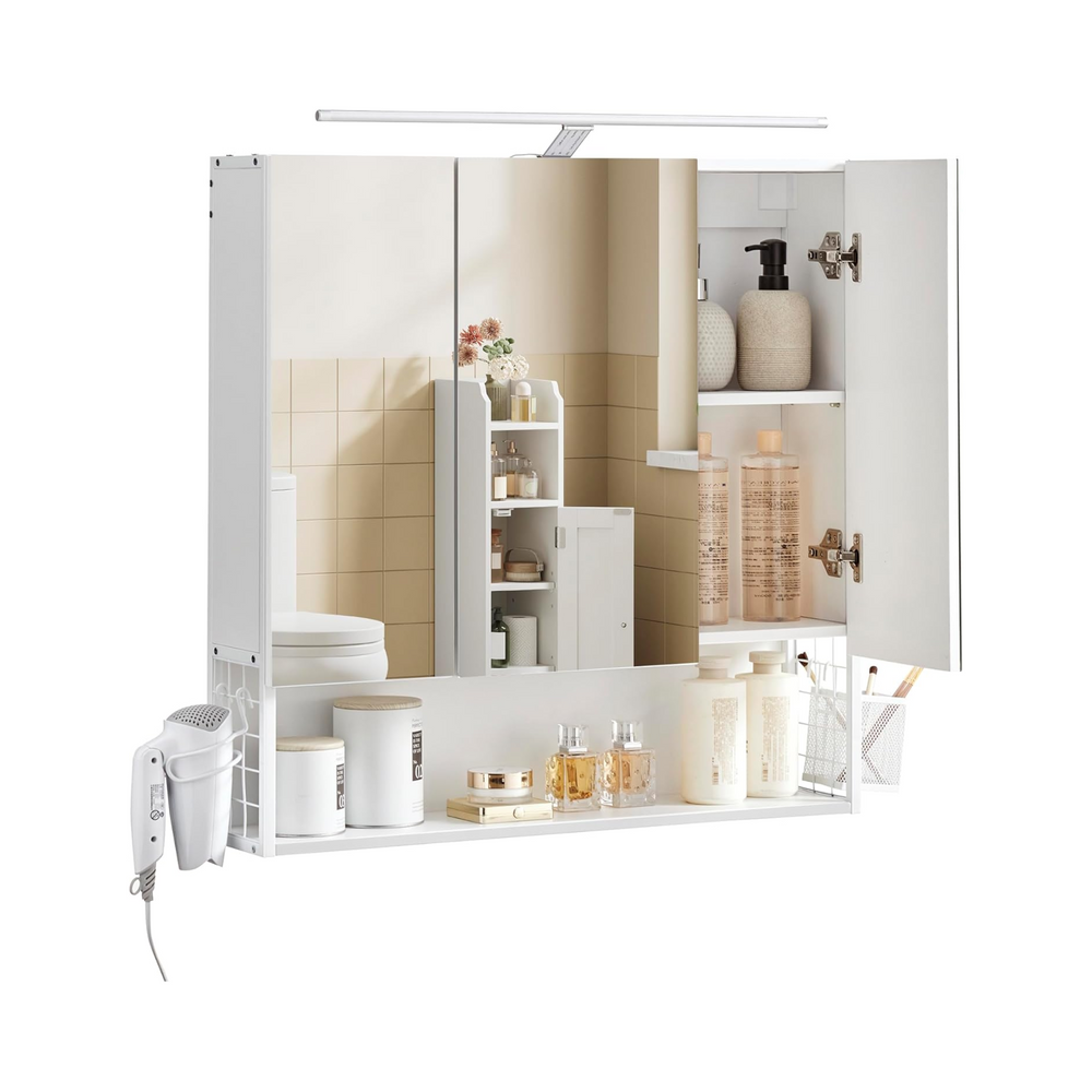 Bathroom Mirror Cabinet with LED Lighting - Karrari