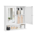 Wall Cabinet with Mirrors & Adjustable Shelves - Karrari