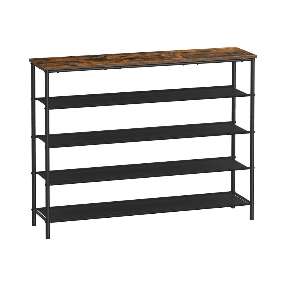 Steel Frame Shoe Storage Rack with 4 Fabric Shelves - Karrari