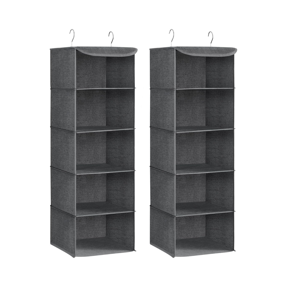 Set of 2 Foldable Hanging Storage Organisers - Karrari