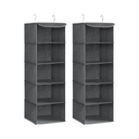 Set of 2 Foldable Hanging Storage Organisers - Karrari