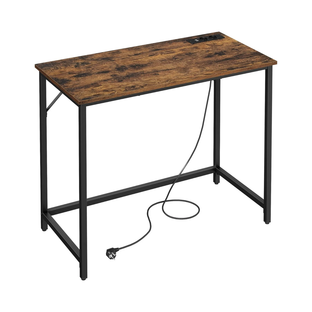Gaming Desk with LED Lighting & Power Strip - Karrari