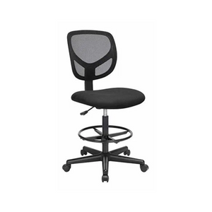 Mesh Drafting Stool Chair Adjustable Height & Footrest - Karrari