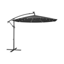 Garden Sunshade Parasol – 3m with LED & Base - Karrari