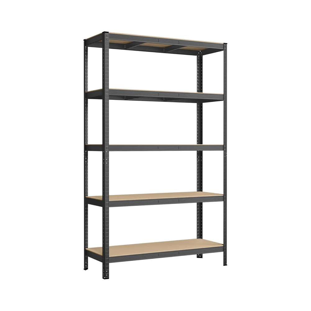 5-Tier Steel Storage Shelving Unit - Boltless Garage Rack (60x120x200cm) - Karrari