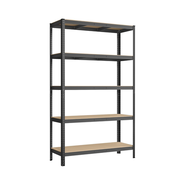 5-Tier Steel Storage Shelving Unit - Boltless Garage Rack (60x120x200cm) - Karrari