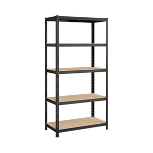 5-Tier Steel Storage Shelving Unit - Tool-Free Assembly (50x100x200cm) - Karrari