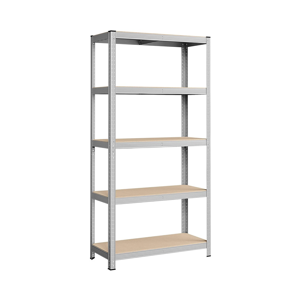 5-Tier Industrial Storage Shelf - Adjustable Boards (40x90x180cm) - Karrari