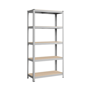 5-Tier Industrial Storage Shelf - Adjustable Boards (40x90x180cm) - Karrari