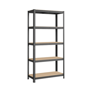 5-Tier Steel Shelving Unit - Heavy-Duty Garage Storage Rack (40x90x180cm) - Karrari