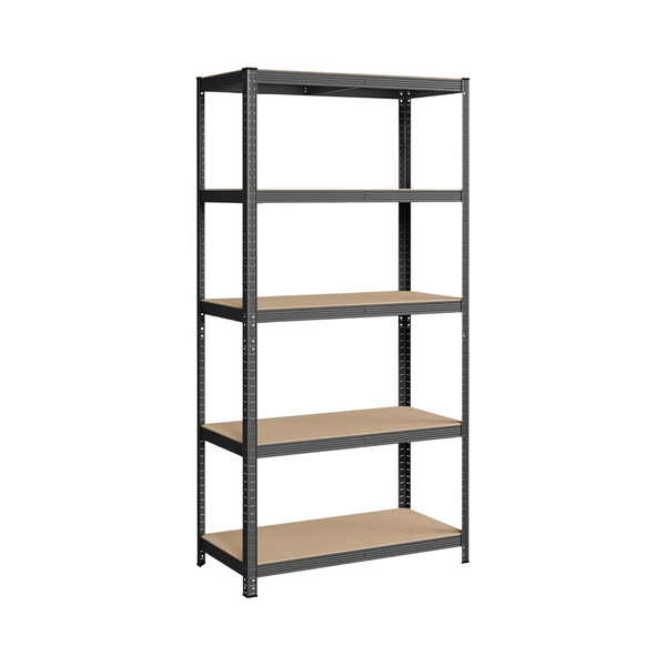 Basement & Garage Shelving - Heavy-Duty 5-Tier Steel Rack (50x100x200cm) - Karrari