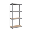 Heavy-Duty Storage Shelving - Steel Frame with 4 Adjustable Shelves (40x80x160cm) - Karrari