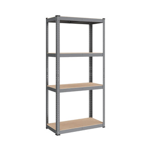 Heavy-Duty Storage Shelving - Steel Frame with 4 Adjustable Shelves (40x80x160cm) - Karrari