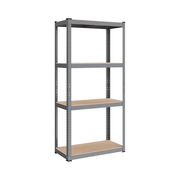 Heavy-Duty Storage Shelving - Steel Frame with 4 Adjustable Shelves (40x80x160cm) - Karrari