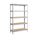 5-Tier Garage Storage Shelf – Steel, Boltless & Durable (60x120x200cm) - Karrari