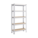 5-Tier Garage Shelving Unit - Steel, Boltless & Durable (30x75x150cm) - Karrari