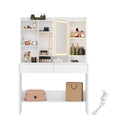 Dressing Table with LED Mirror & Storage Drawers - Karrari