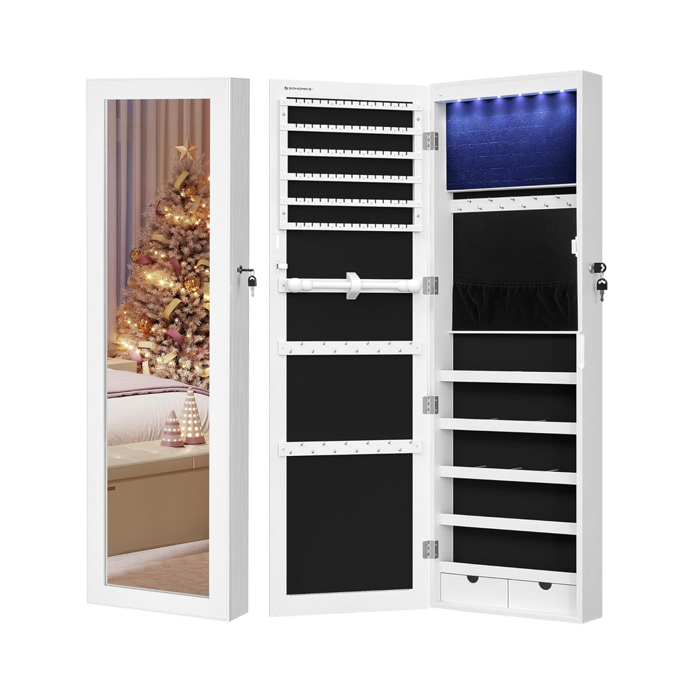 Wall-Mounted Lockable Jewellery Cabinet - Karrari