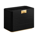 8-Slot 3-Tier Stackable Watch Box – PU Leather - Karrari