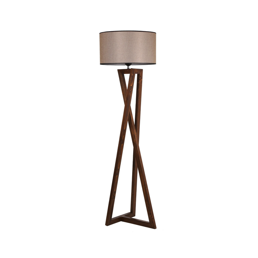 Wooden Tripod Floor Lamp – (149 cm) - Karrari