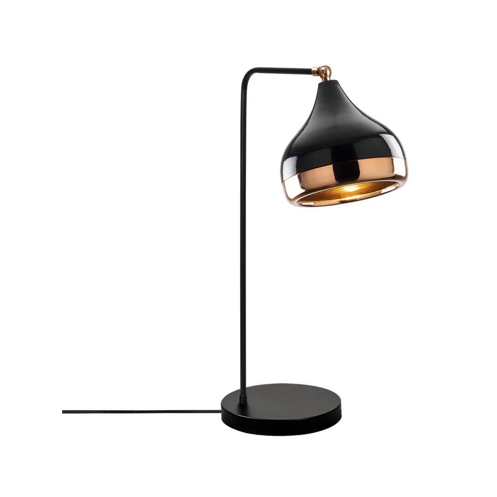 Black & Copper Adjustable Desk Lamp - Karrari