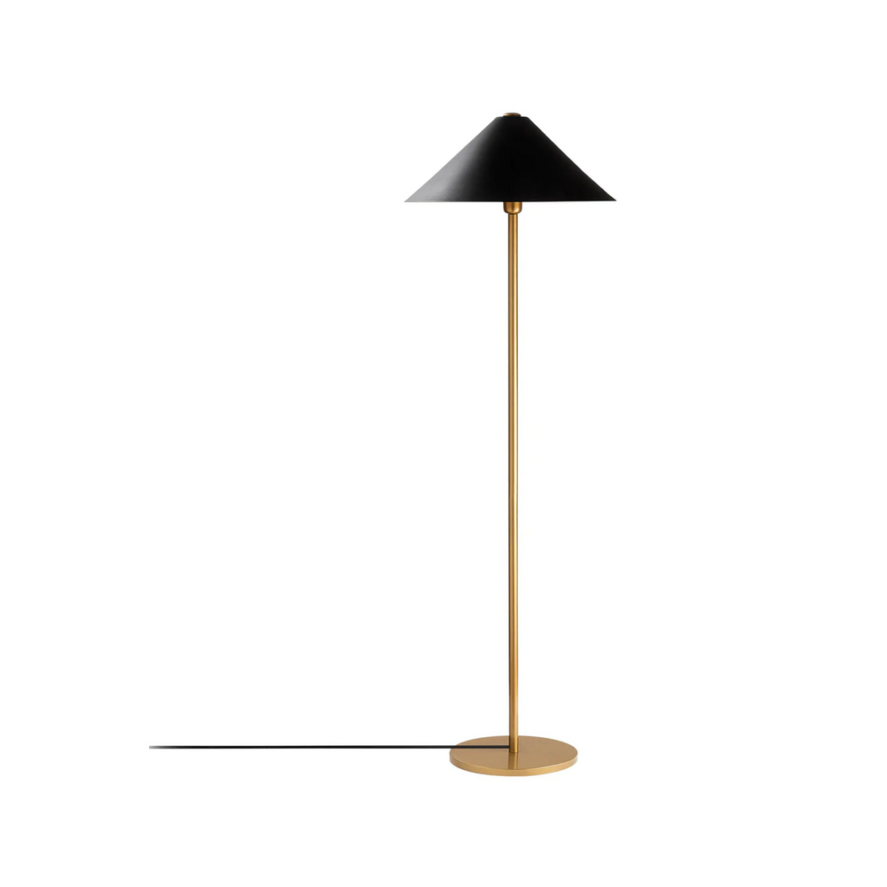 Metal Cone Shade Floor Lamp (150cm) - Karrari