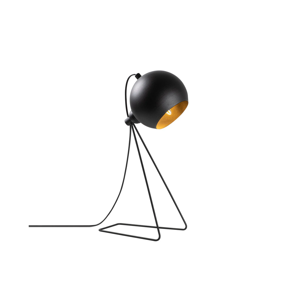 Industrial Table Lamp Metal Body - Geometric Base - Karrari