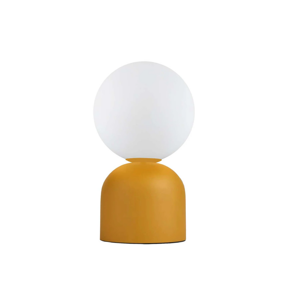 Mustard Yellow Globe Table Lamp - Karrari
