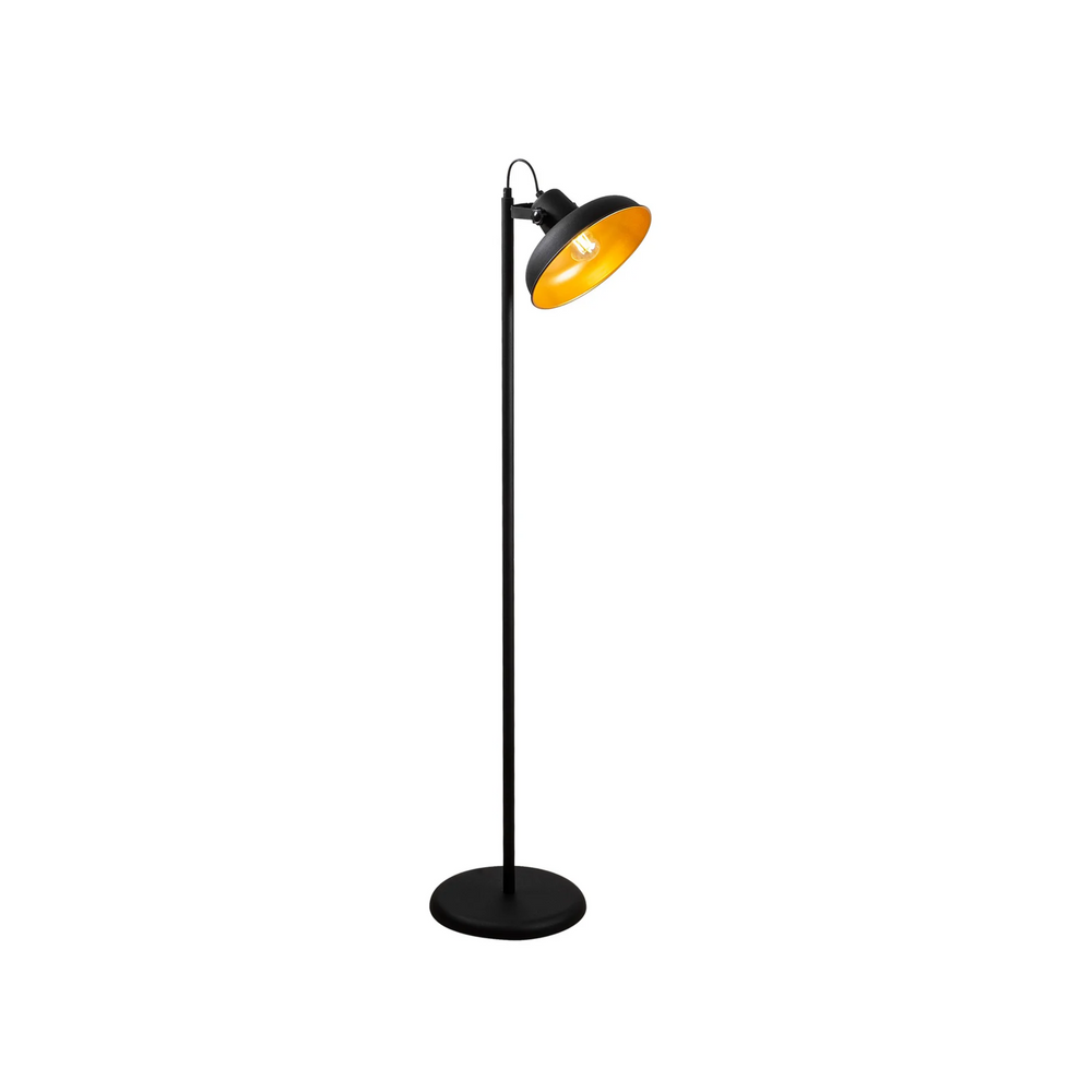 Metal Floor Lamp – Yellow Interior (145cm) - Karrari