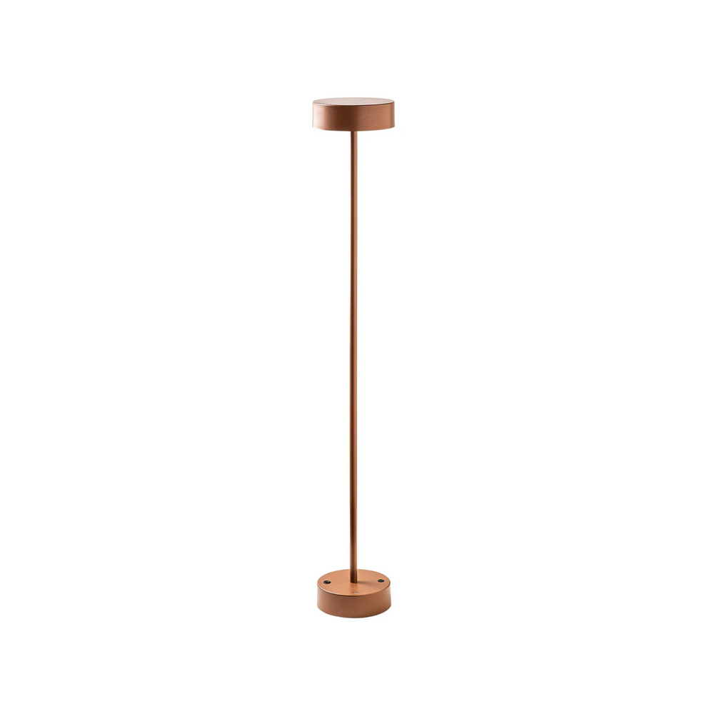 Copper LED Floor Lamp with Metal Body - Rechargeable - Karrari