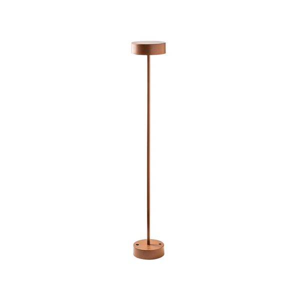 Copper LED Floor Lamp with Metal Body - Rechargeable - Karrari