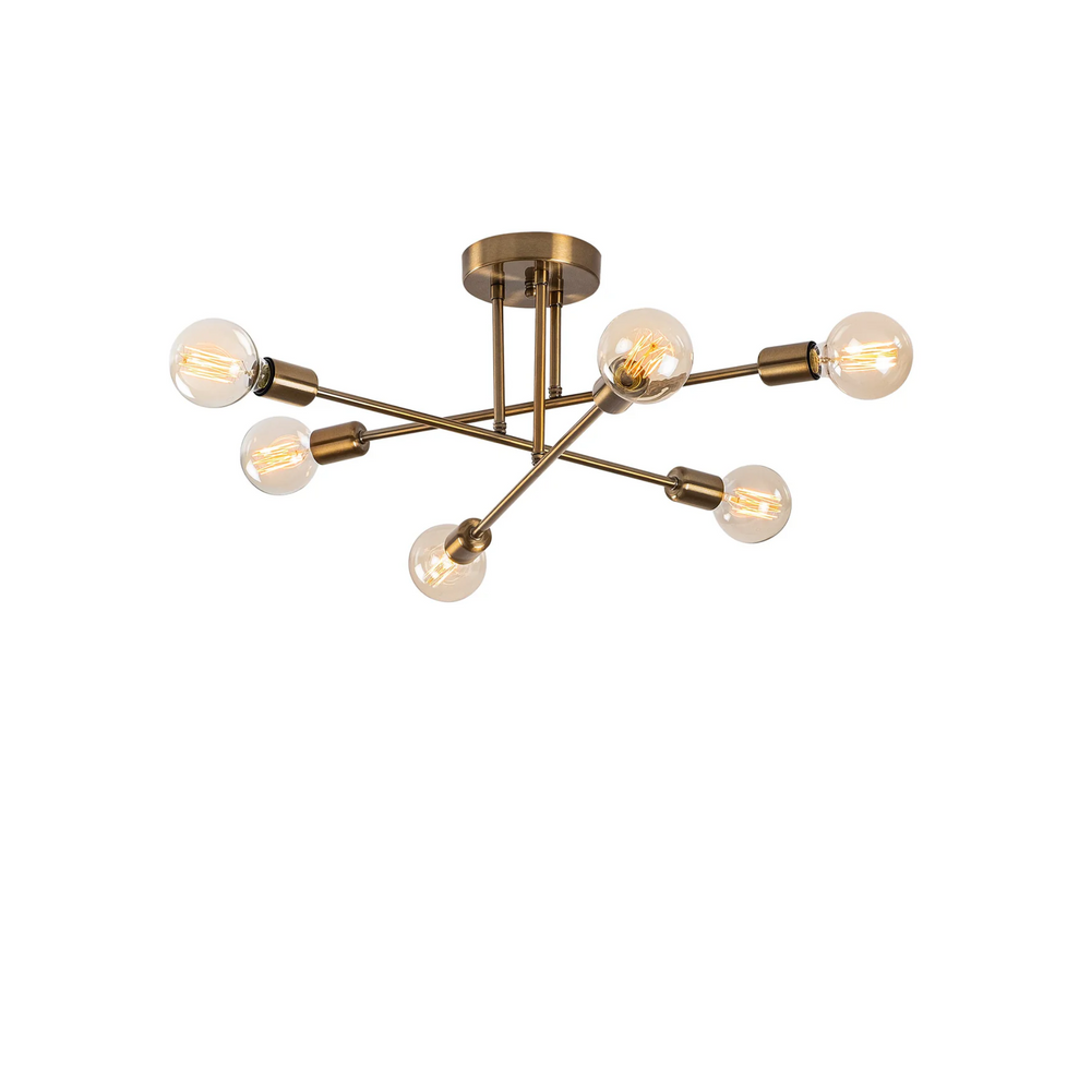 6-Light Globe Sputnik Ceiling Lamp - Karrari