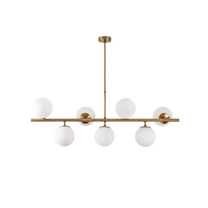 Modern Gold 7-Light Globe Chandelier - Karrari