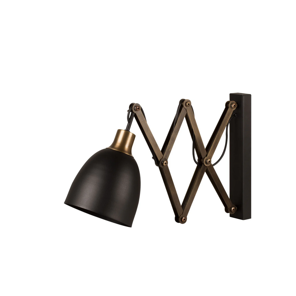 Adjustable Scissor Wall Sconce – Vintage Style - Karrari
