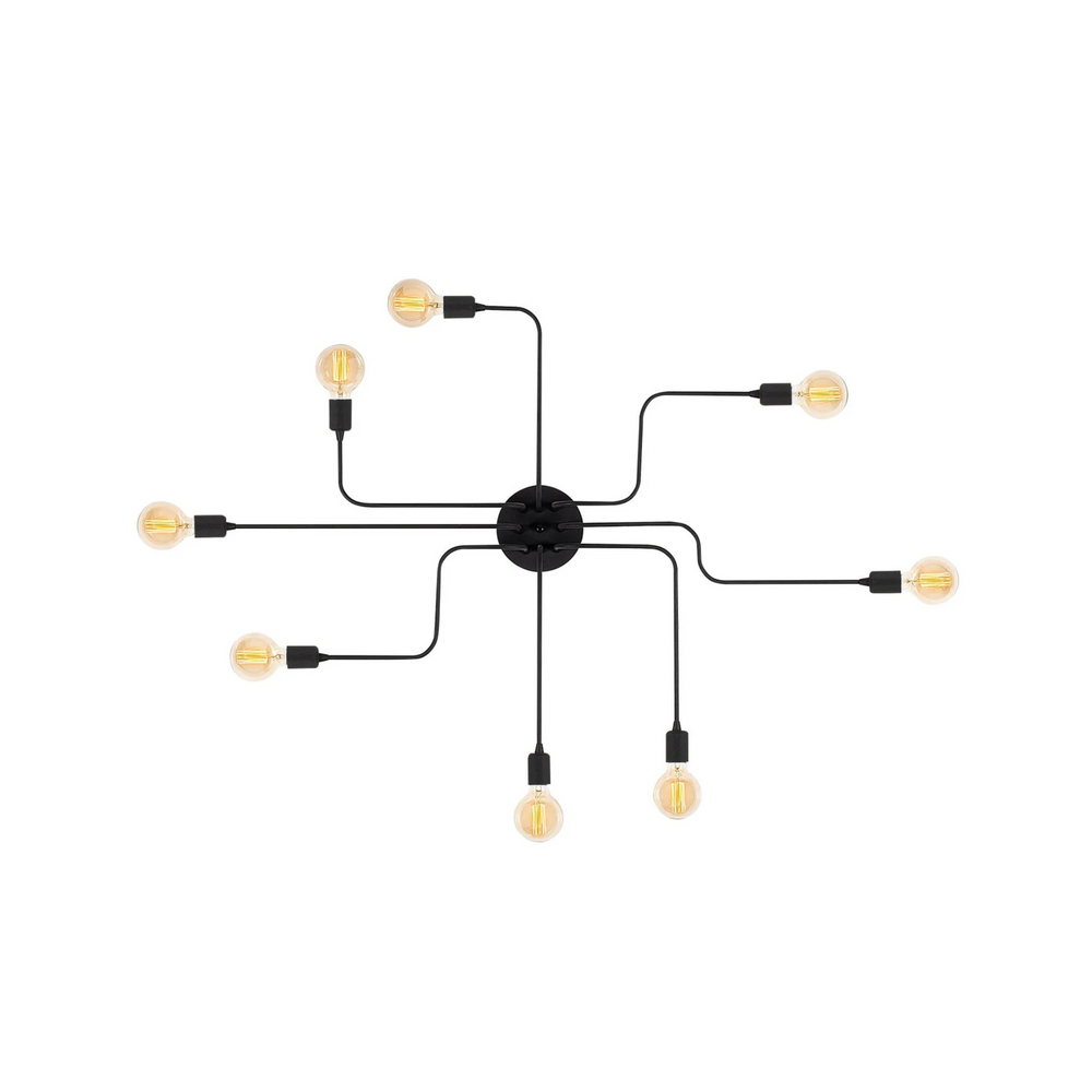 Adjustable Black Spider Ceiling Light - Karrari