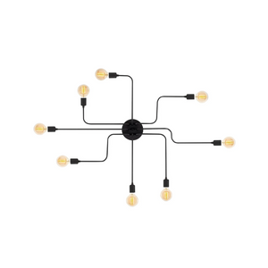 Adjustable Black Spider Ceiling Light - Karrari