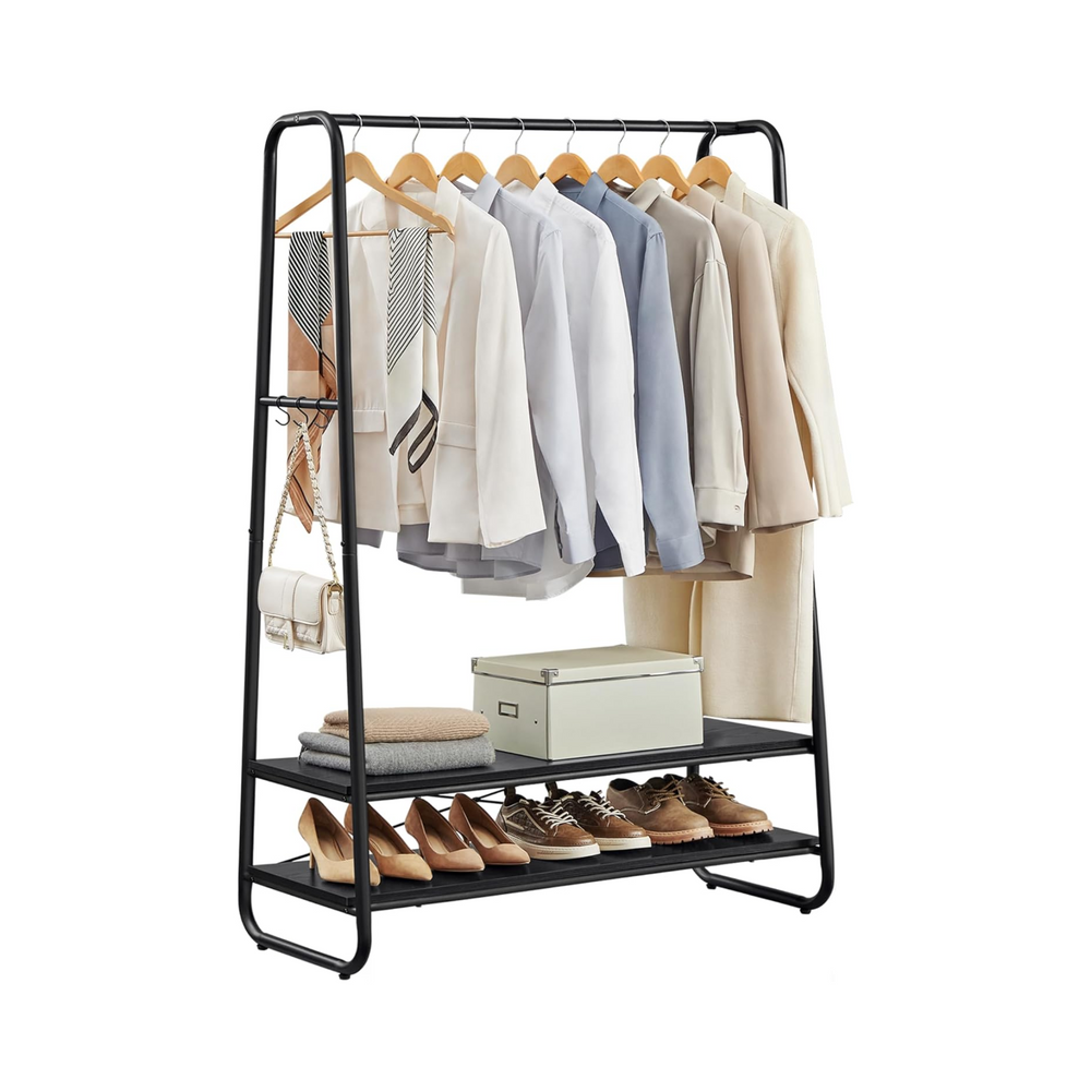 Steel Coat Stand with Shelves & Hooks - Karrari