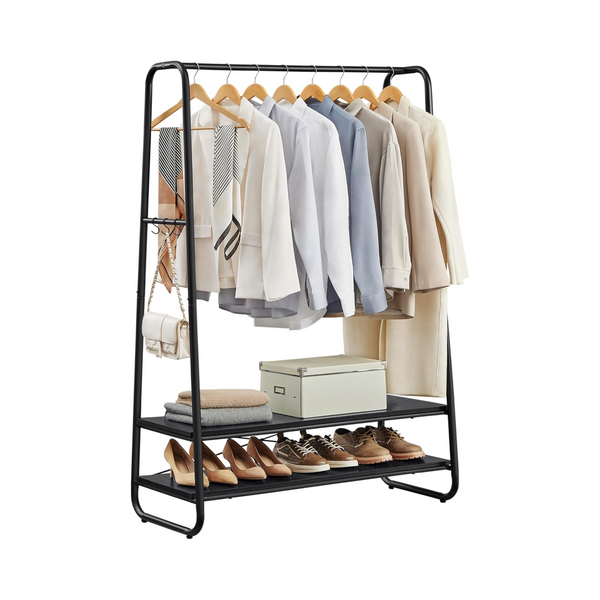 Steel Coat Stand with Shelves & Hooks - Karrari