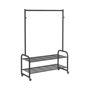 Multi-Functional Clothes Rail with Wheels & Storage - Karrari